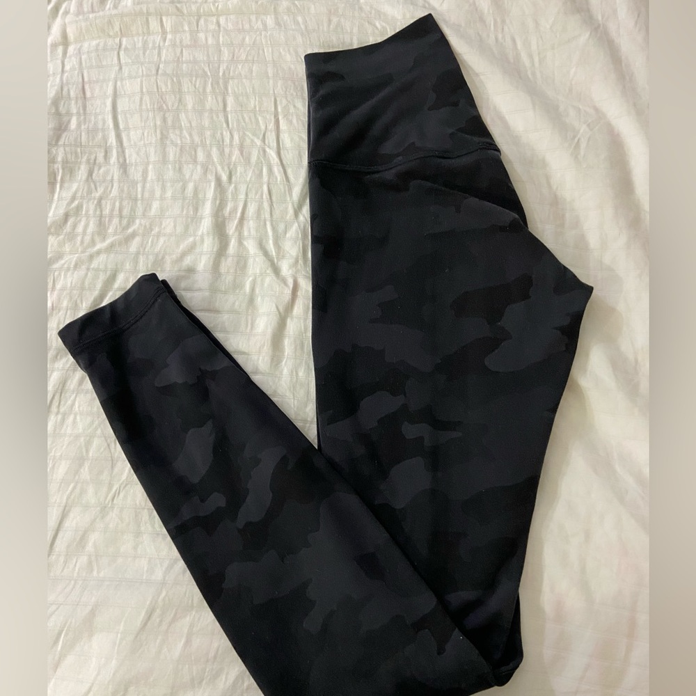 lululemon athletica Black Camo Leggings